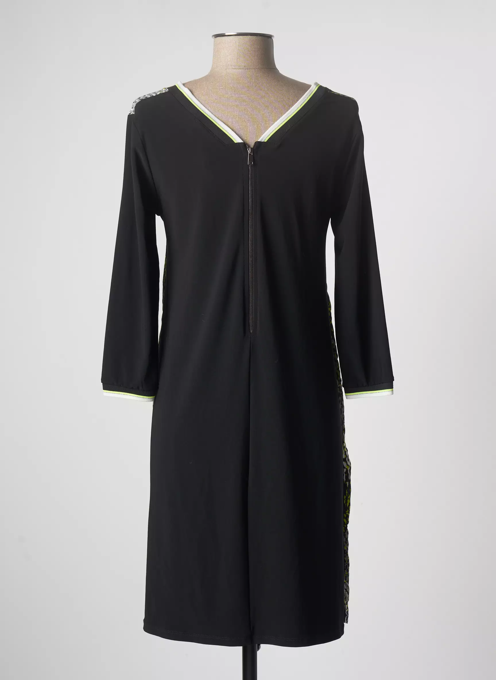 Deca Robes Mi Longues Femme couleur noir