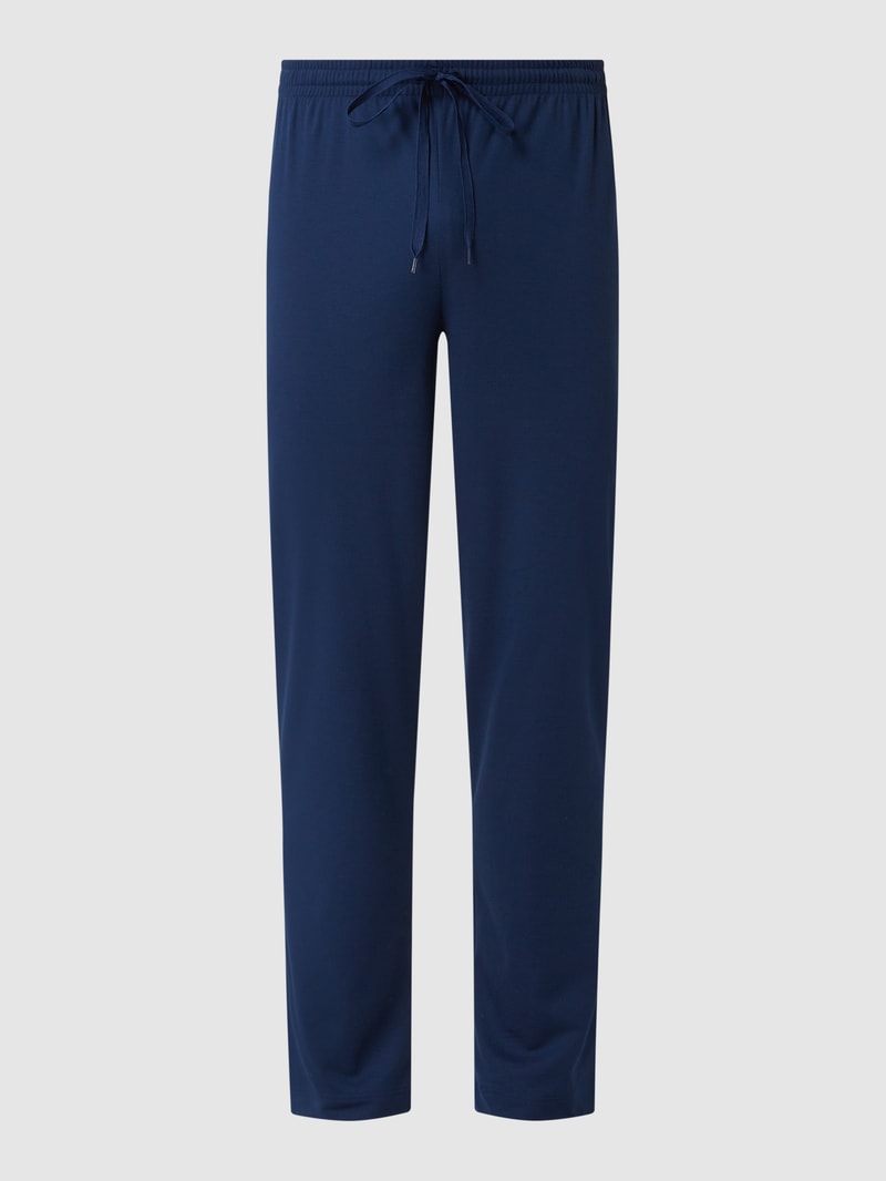 Pyjama-Hose aus Baumwolle in marineblau