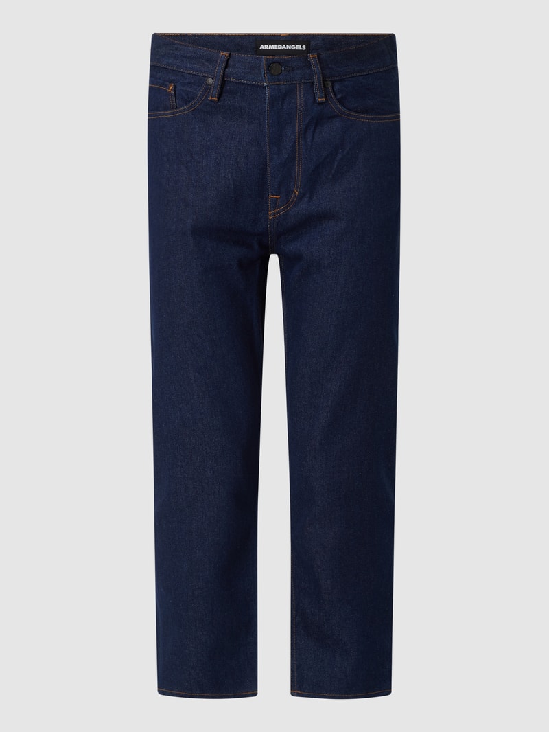 Relaxed Fit Jeans aus Bio-Baumwolle Modell 'Maakx' in dunkelblau