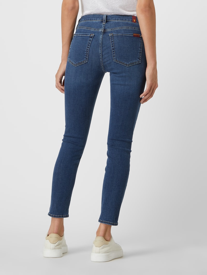 Super Skinny Fit Jeans mit Lyocell-Anteil in blau