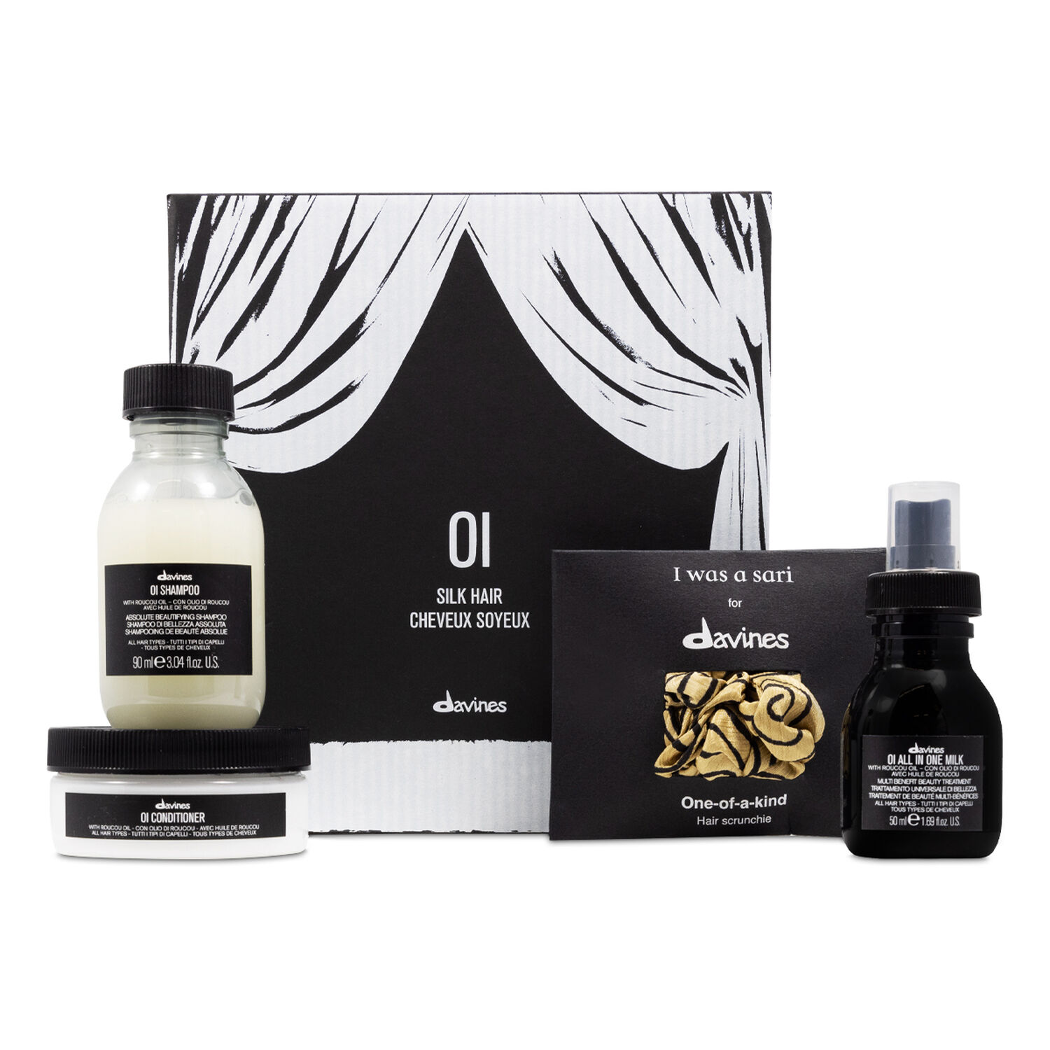 Davines OI SILK HAIR SET DIGITAL EXCLUSIVE Coffret édition limitée pour des cheveux brillants et soyeux