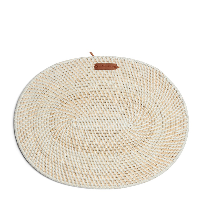 Crystal Bay Tischset oval. geflochtener Untersetzer