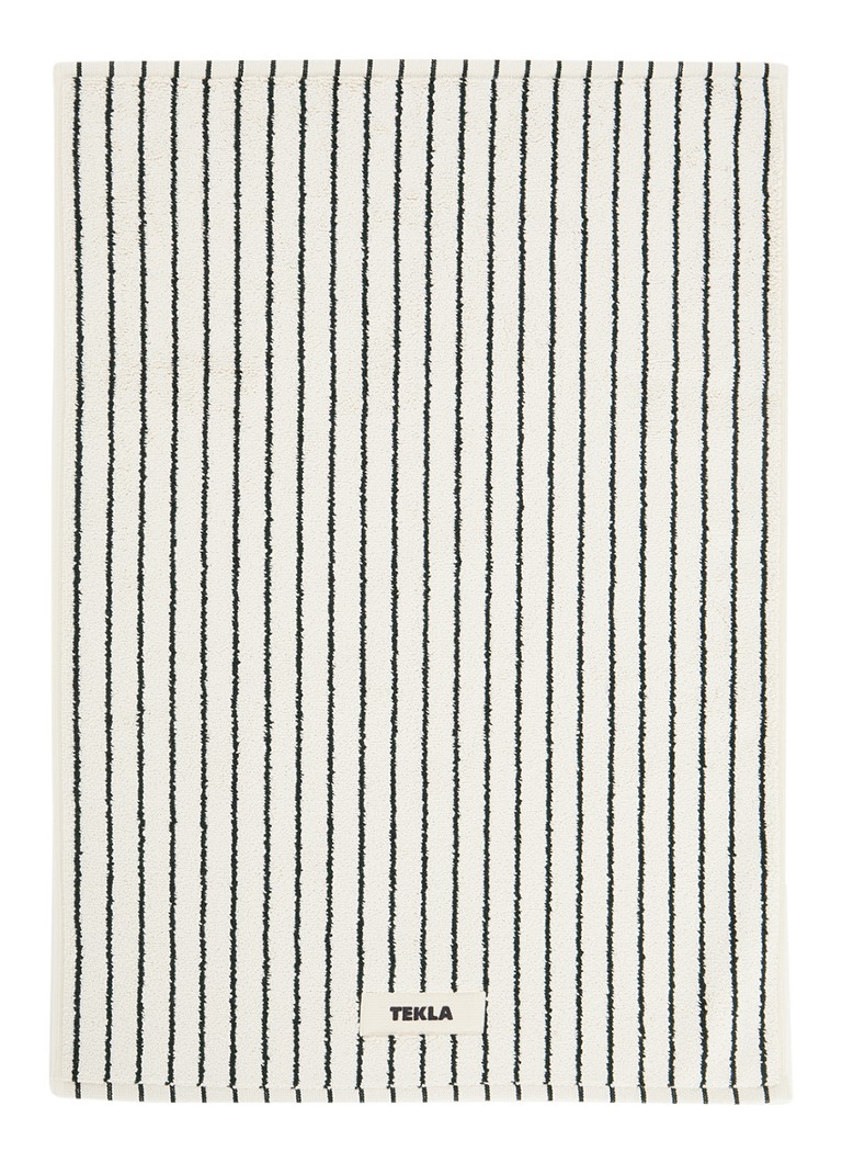 Covoraș de baie cu dungi TEKLA din bumbac organic - 70 x 50 cm