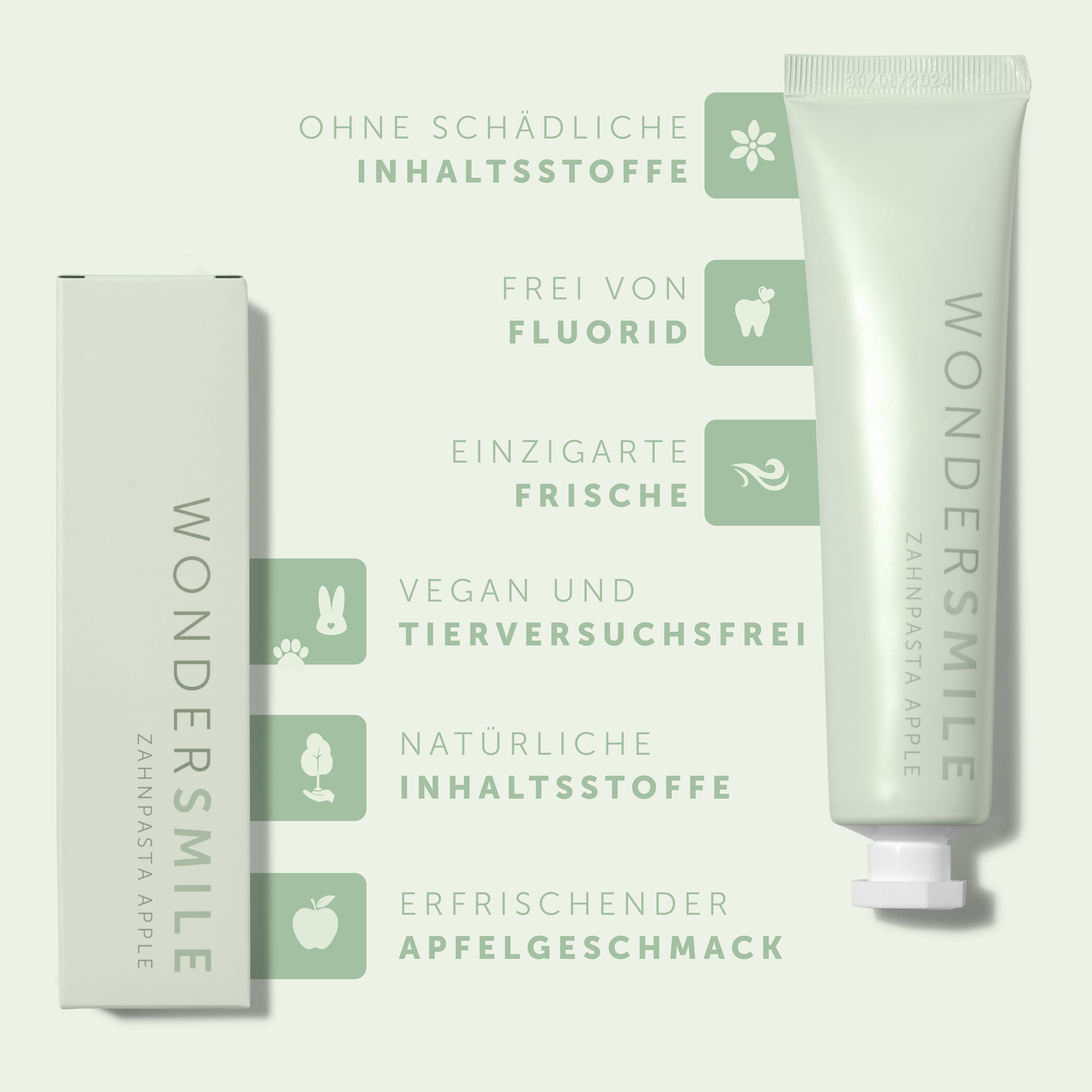 Wondersmile Schallzahnbürste Pro Travel Care Bundle, Aufsteckbürsten: 1 St., inkl. Reiseetui & Zahnpasta, Integrierter Zungenreiniger