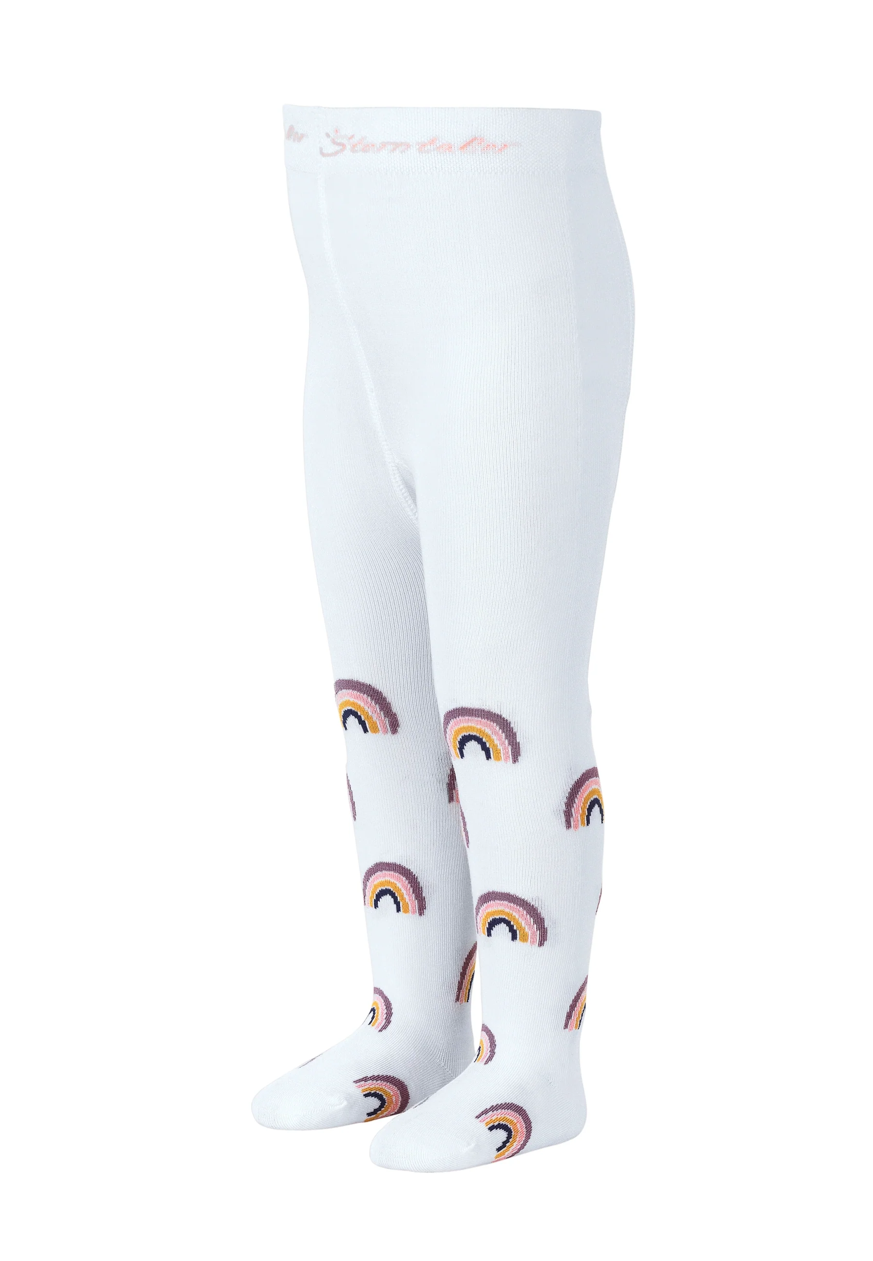 Strumpfhose 2er-Pack, Regenbogen und uni