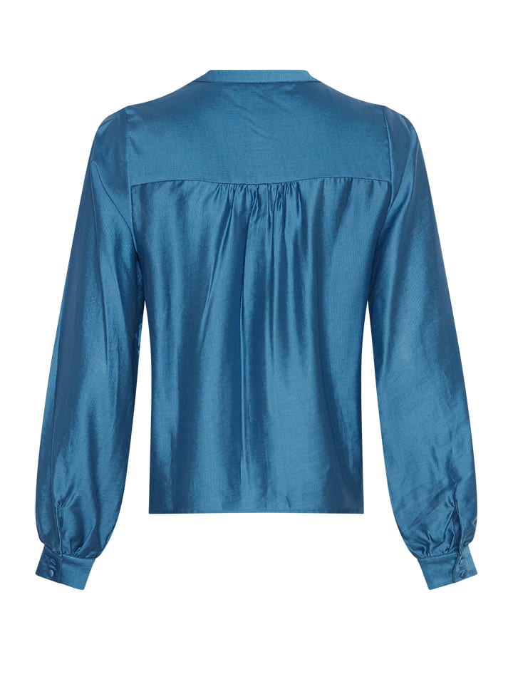 MOSS COPENHAGEN Bluse in Blau günstig kaufen