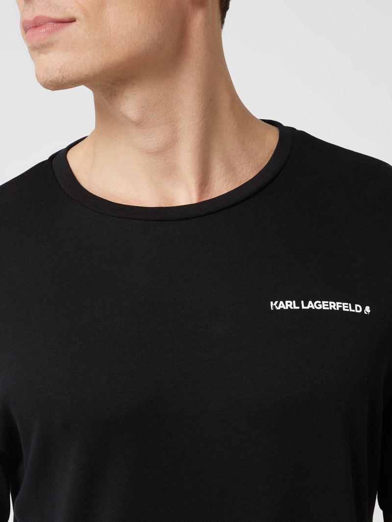 Pyjama aus Lyocellmischung in schwarz