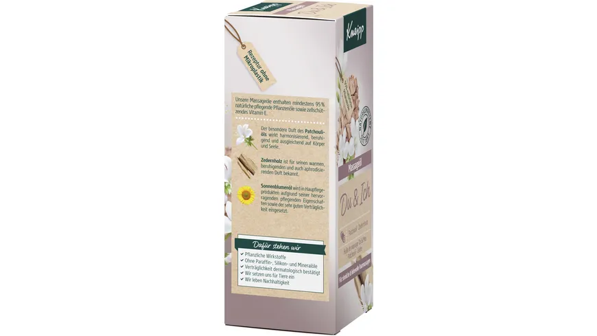 Kneipp Massageöl Du & Ich 100 ml