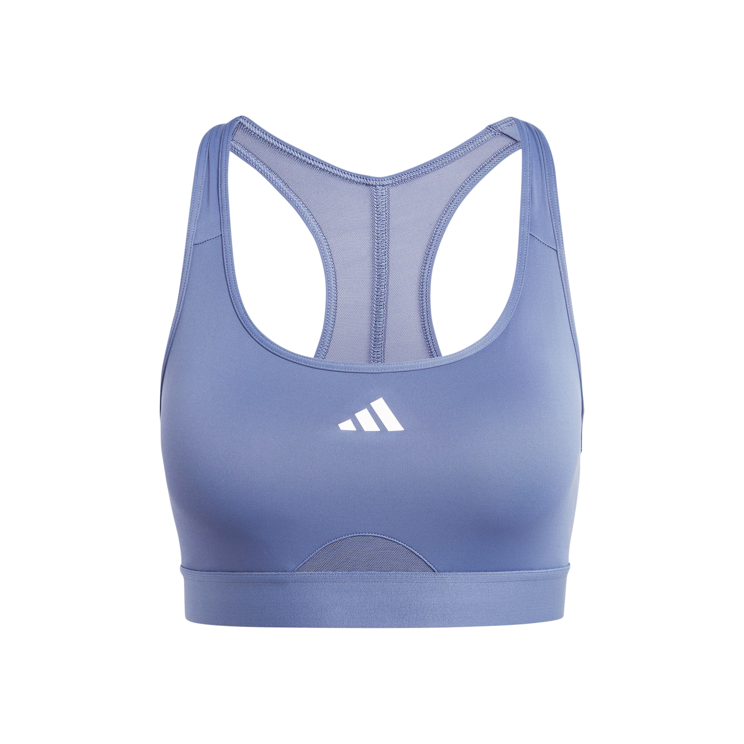 PWRCT Medium Support Sport-BH Damen - Blaugrau