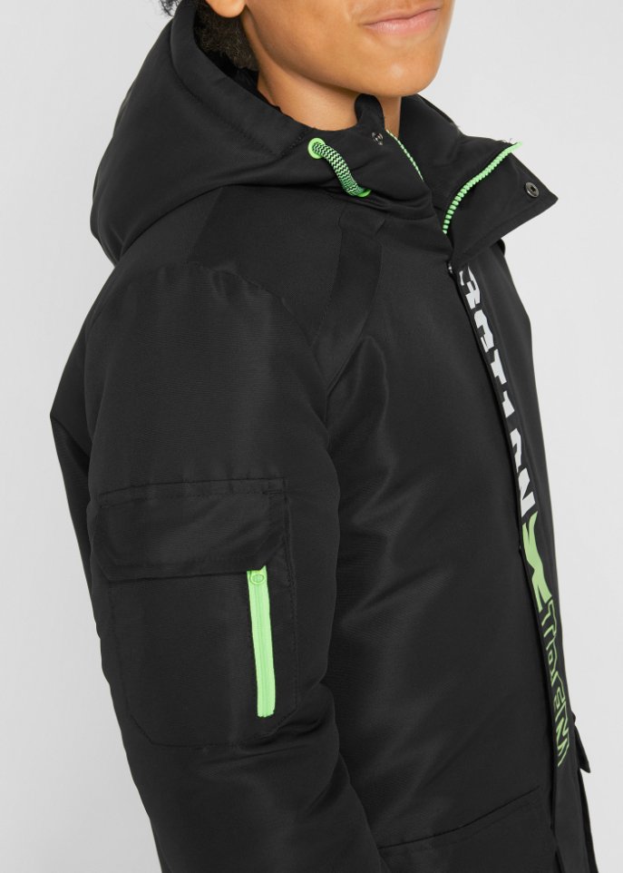 Jungen Winterjacke mit Kapuze