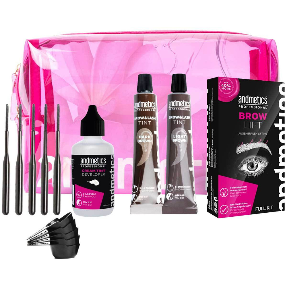 Andmetics Brow Lift - Full Kit Gel à  sourcils