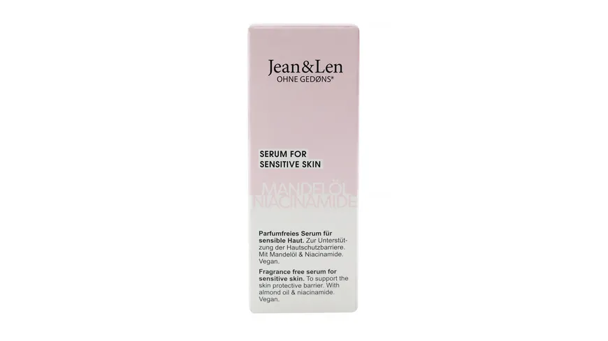 Jean&Len Parfumfreies Serum Mandelöl/Niacinamide 30 ml