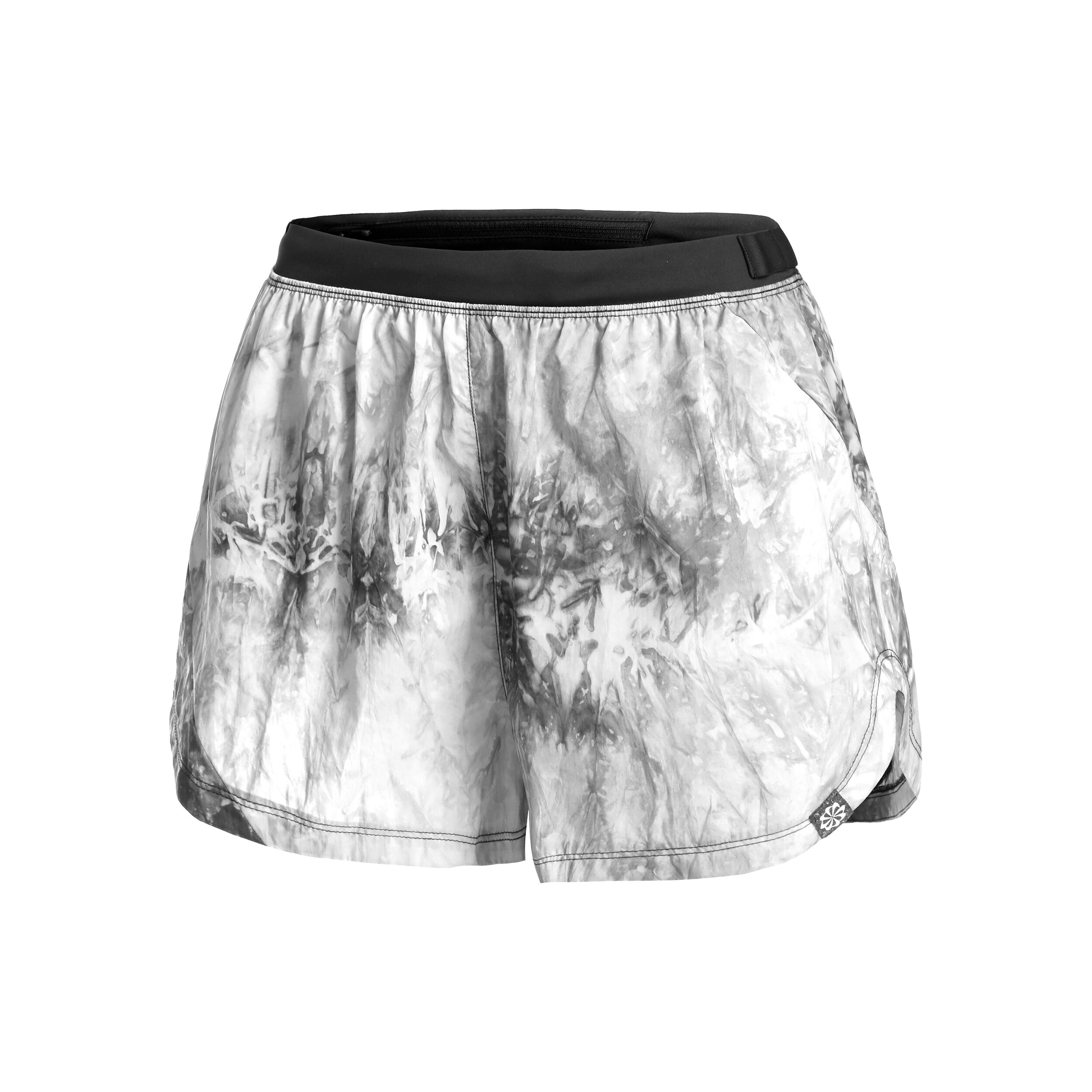 Dri-Fit Trail Mid-Rise 3in Shorts Damen - Schwarz, Grau