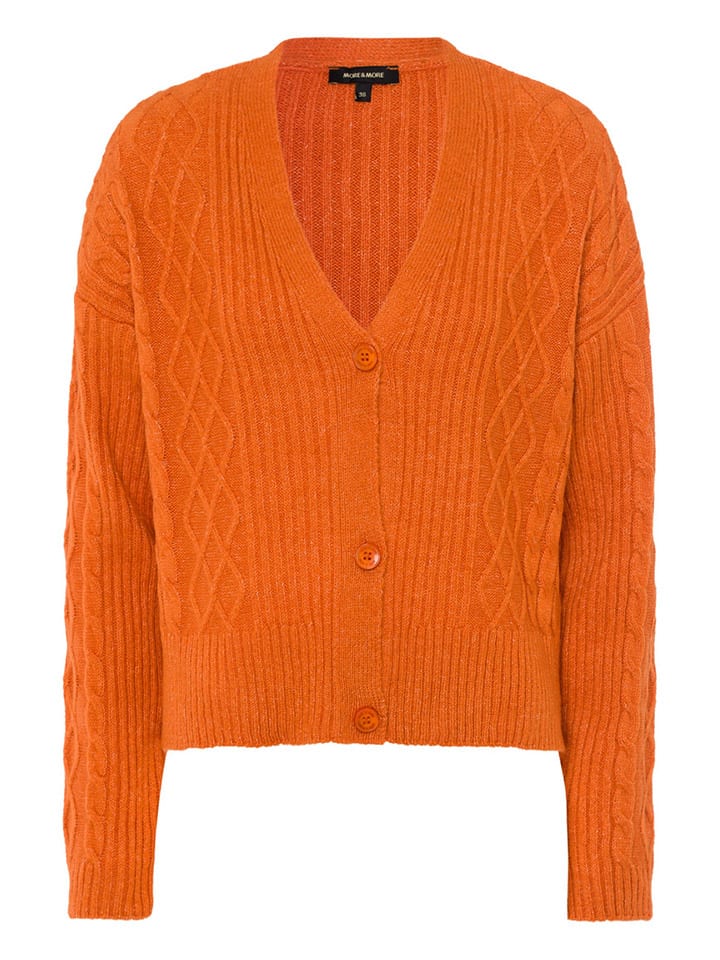 More & More Cardigan in Orange günstig kaufen