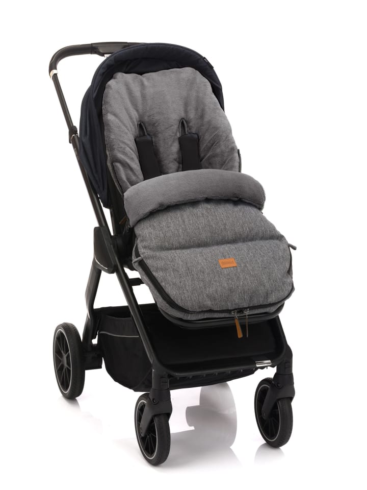 fillikid Winterfußsack Kinley Exklusiv in Melange Hellgrau günstig kaufen onesize