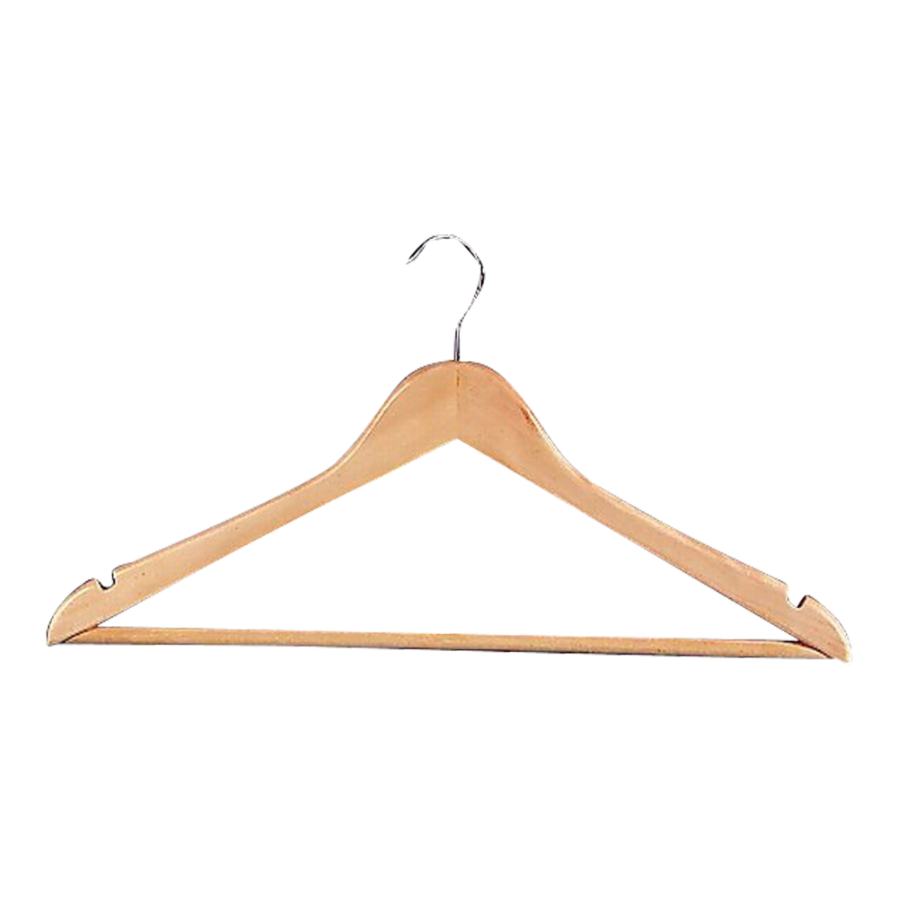 Holzkleiderbügel Set 5-teilig braun