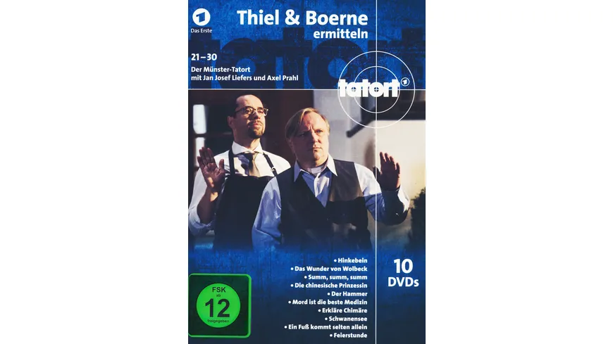 Tatort Münster - Thiel und Boerne ermitteln Fall 21-30  [10 DVDs]