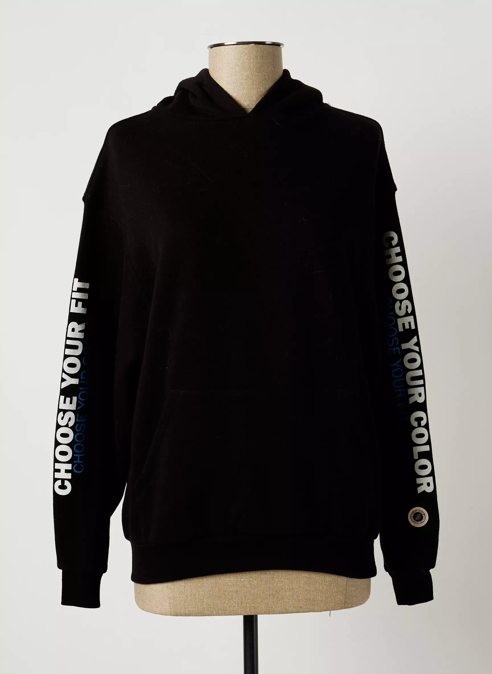 Sweet Pants Sweat Capuche Femme couleur noir