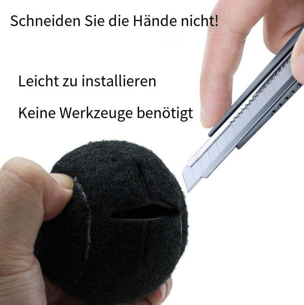 Einemgeld Tennisball 4 Stück Precut Tennis Balls for Furniture Legs Floor Protection