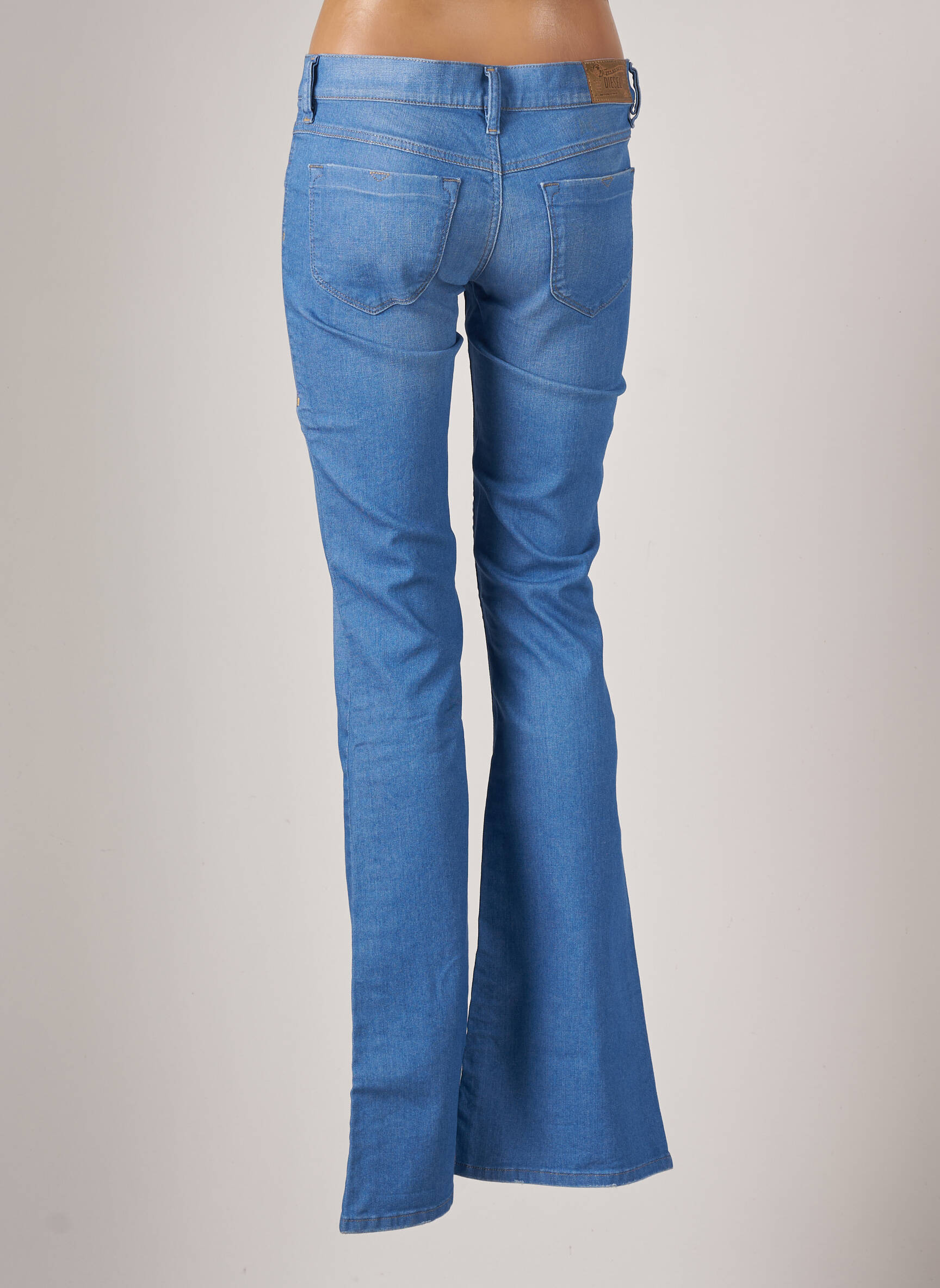 Diesel Jeans Bootcut Femme couleur bleu