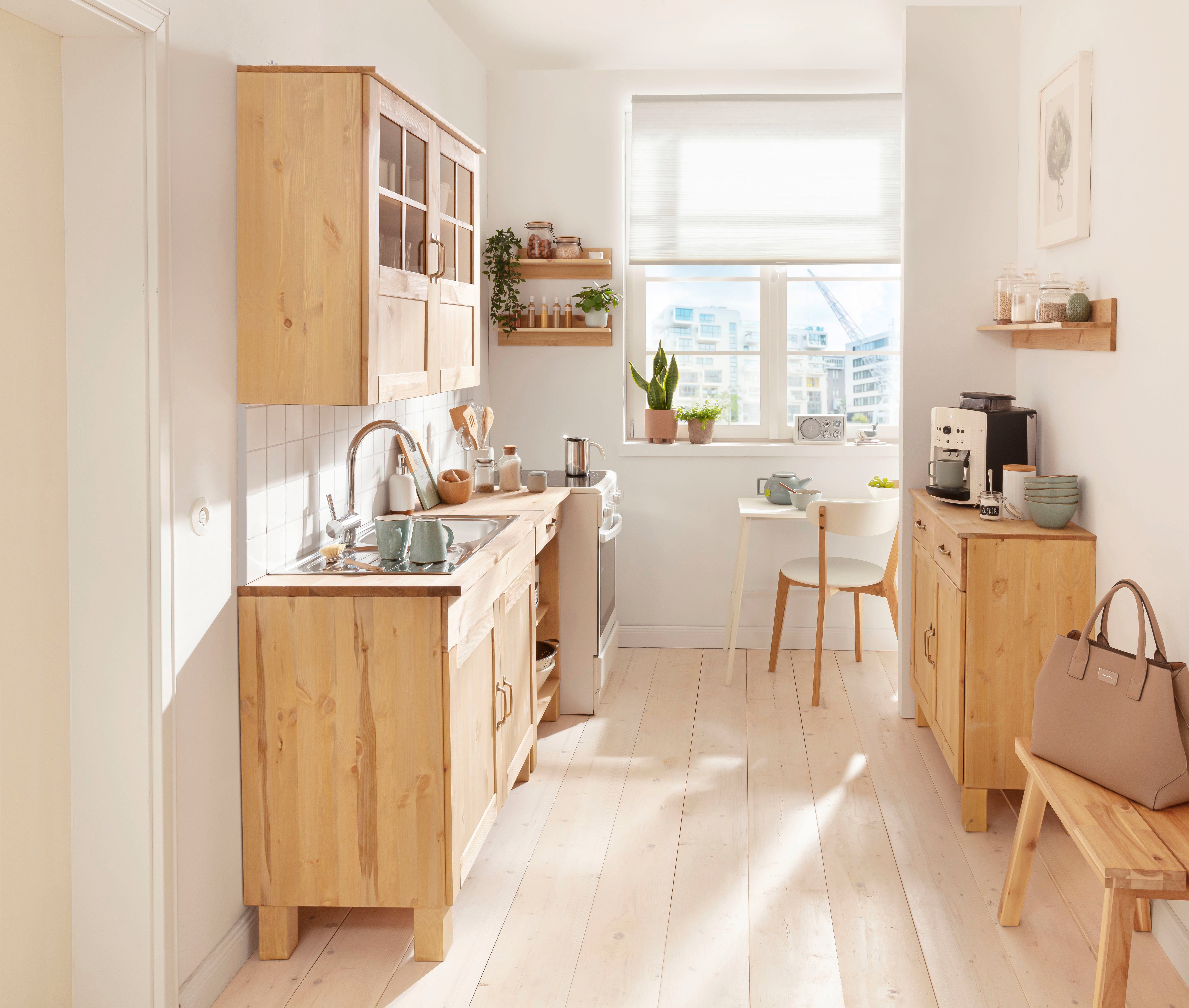 Home affaire Küchenzeile Alby, Breite 150 cm, in 2 Tiefen, ohne E-Geräte