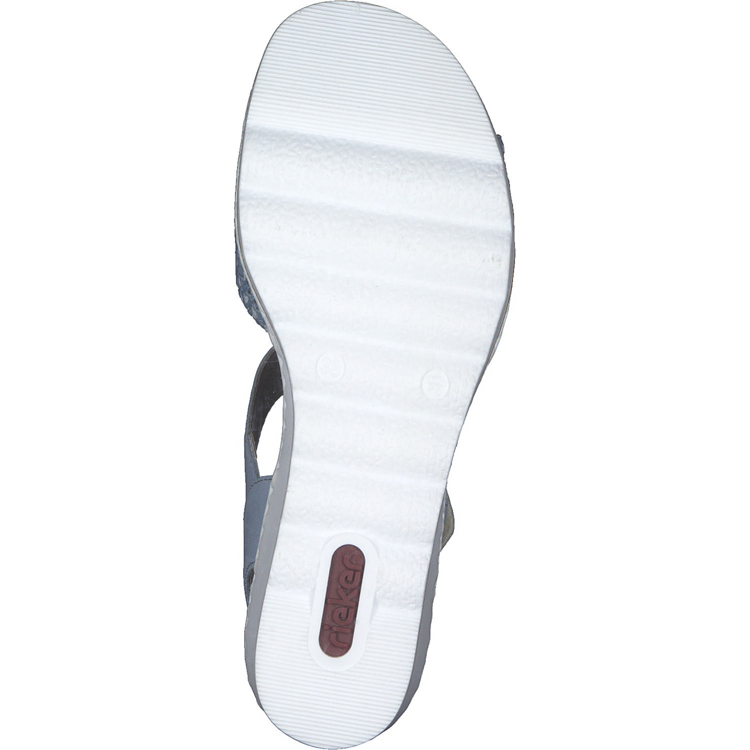 Rieker 67474, Keilsandaletten, Damen, Blau