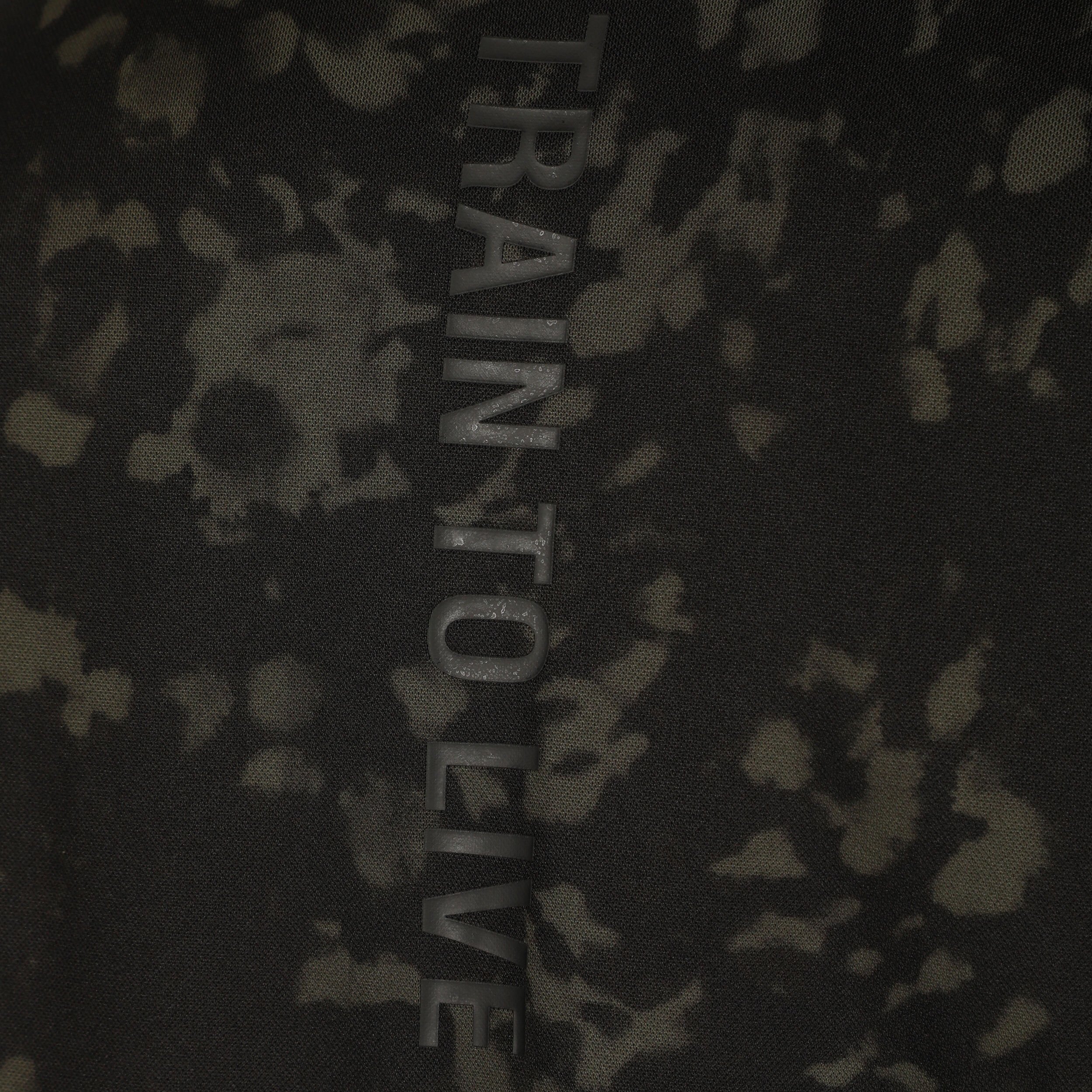Allover Printed T-Shirt Herren - Schwarz