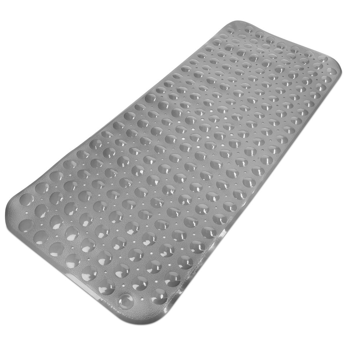 Badematte Navaris, Badewannenmatte Badewanneneinlage Antirutschmatte - 100x41cm Rutschmatte für die Wanne - rutschfeste Duschmatte mit 191 Saugnäpfen