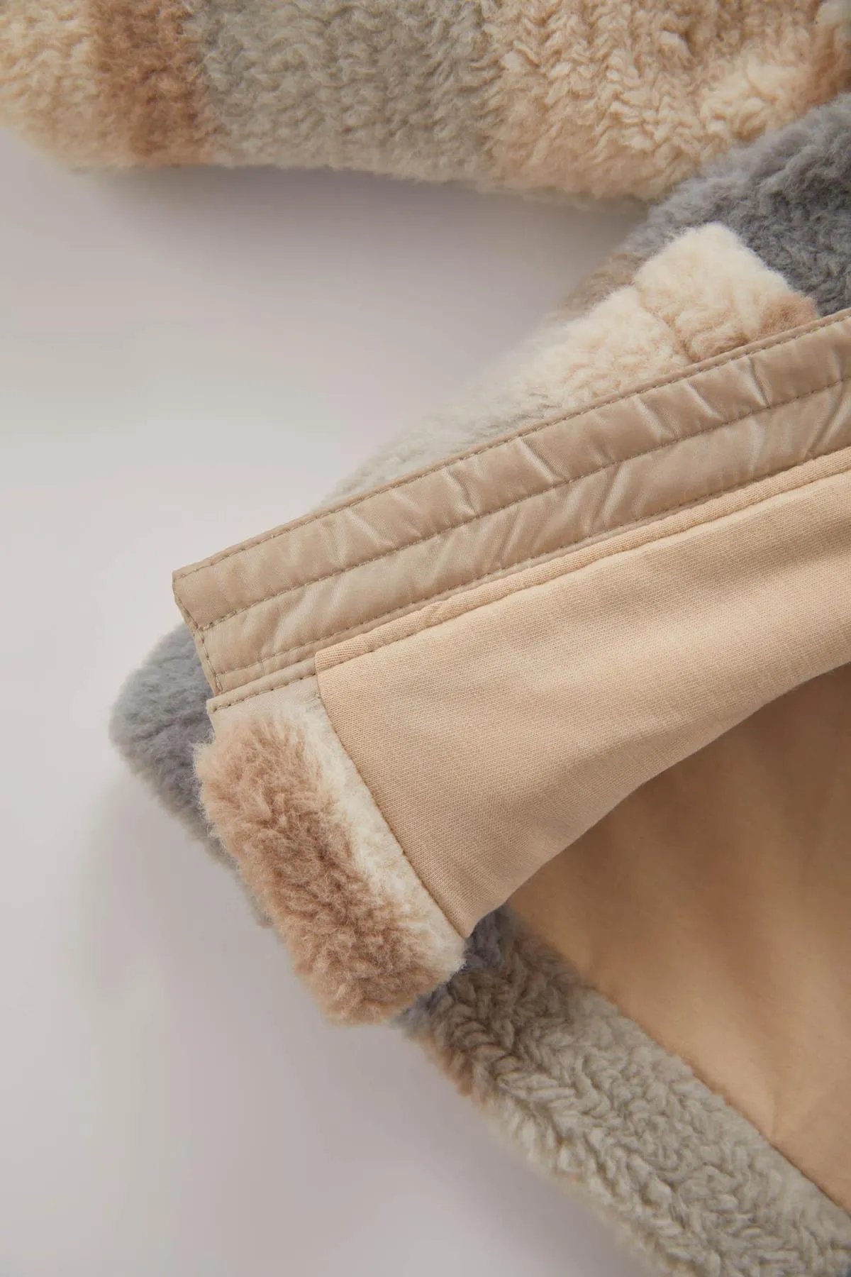 DeFacto  Baby-Cardigan aus Welsoft-Plüsch mit Hemdkragen und Hemdkragen