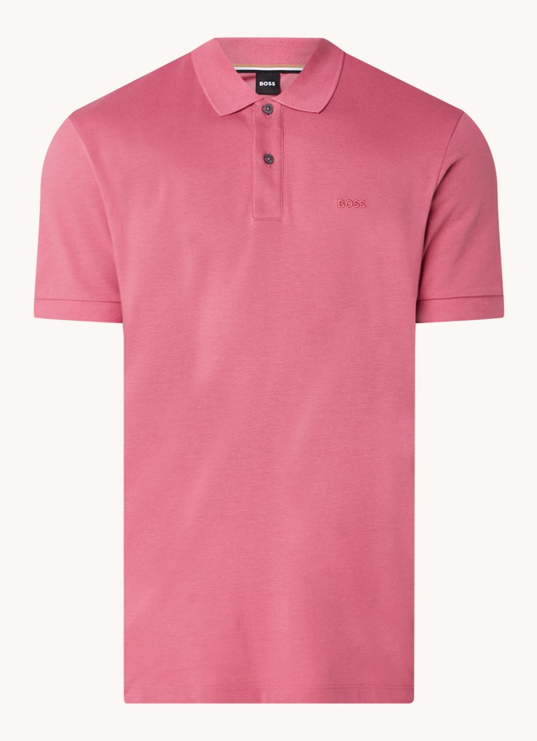 Polo HUGO BOSS Pallas de corte regular em algodão piqué