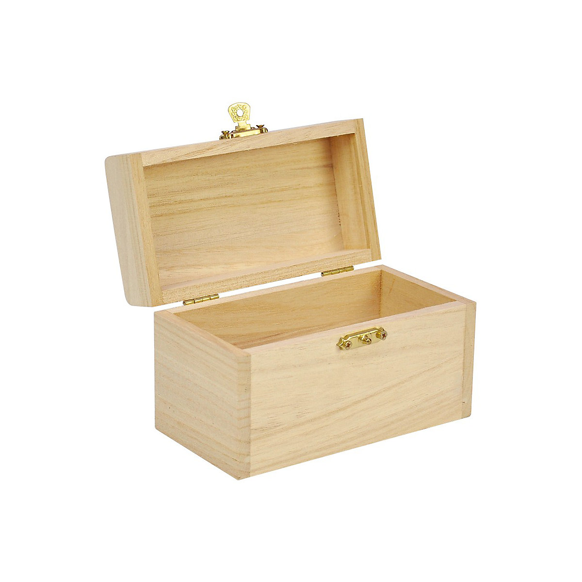 Schatzkiste Holz zum Gestalten