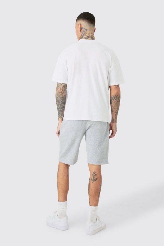 Tall lockere Jersey-Shorts