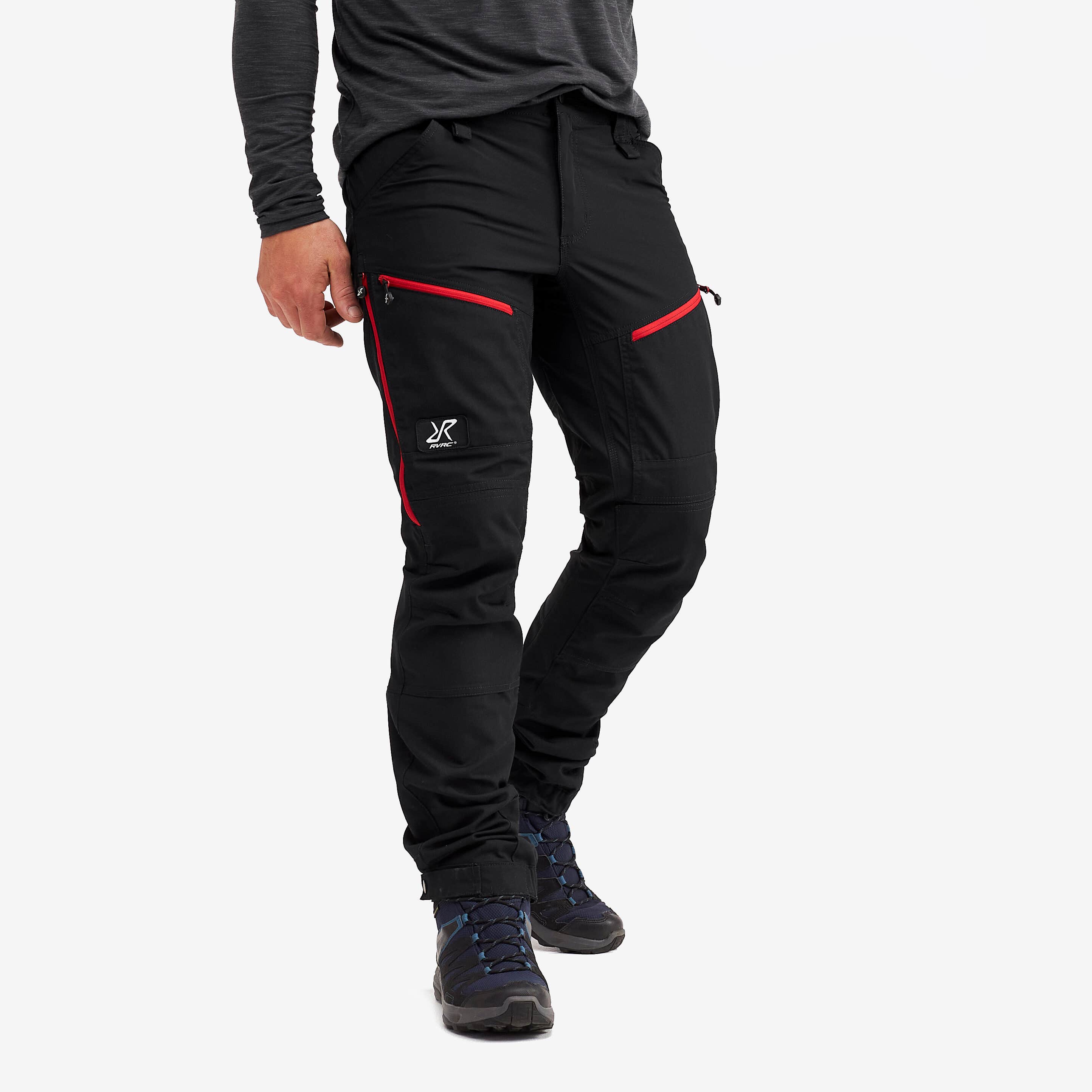 RVRC GP Pro Pants Homme Black/Red