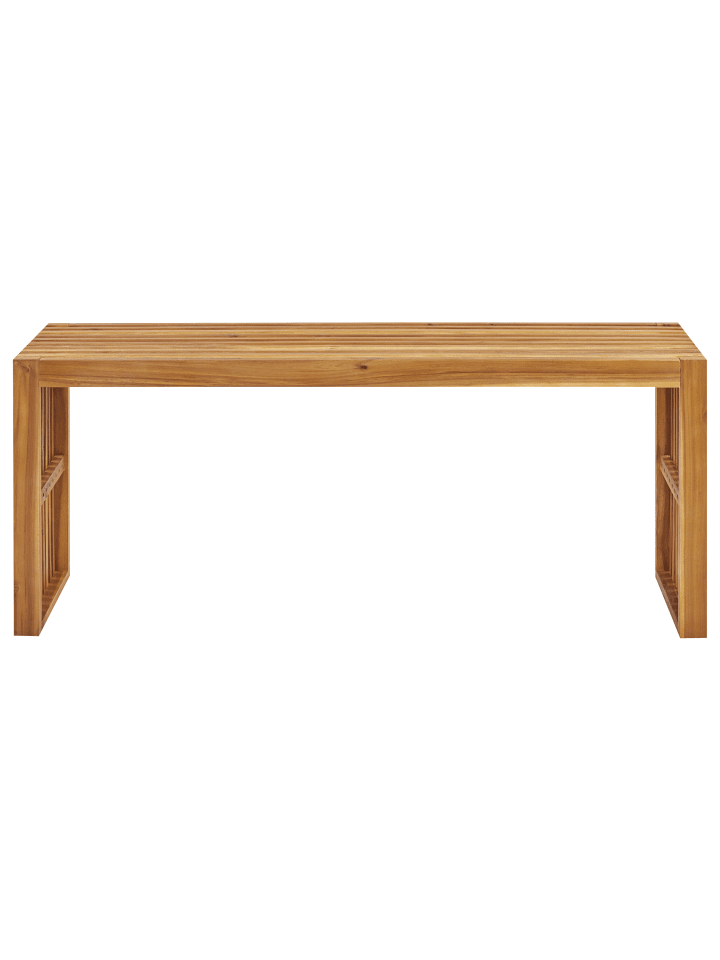 Beliani Gartentisch BELLANO in Heller Holzfarbton - (W) 150 x (H) 60 x (L) 35 cm günstig kaufen onesize