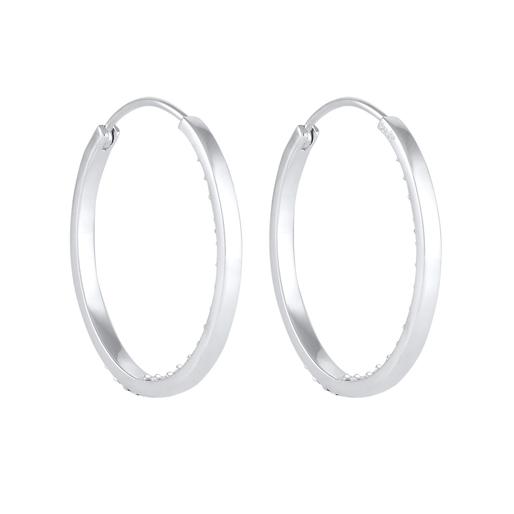 Elli Elli by Julie & Grace Boucles d'Oreilles Creole Boucles d'oreilles Femme - (925/1 Boucles d'oreilles