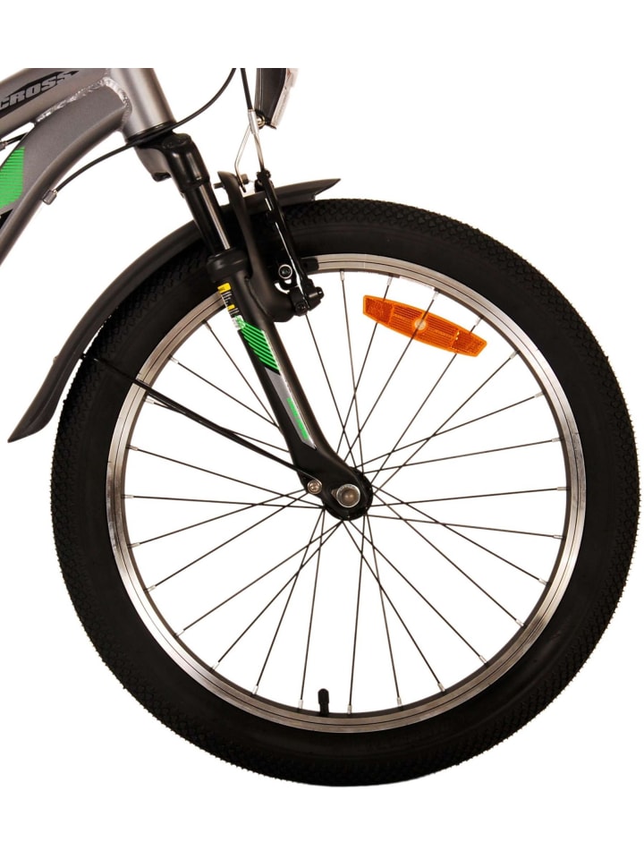 Volare Kinderfahrrad Cross für Jungen 20 Zoll Kinderrad in Dunkelgrau 6 Gänge 6 Jahre günstig kaufen onesize