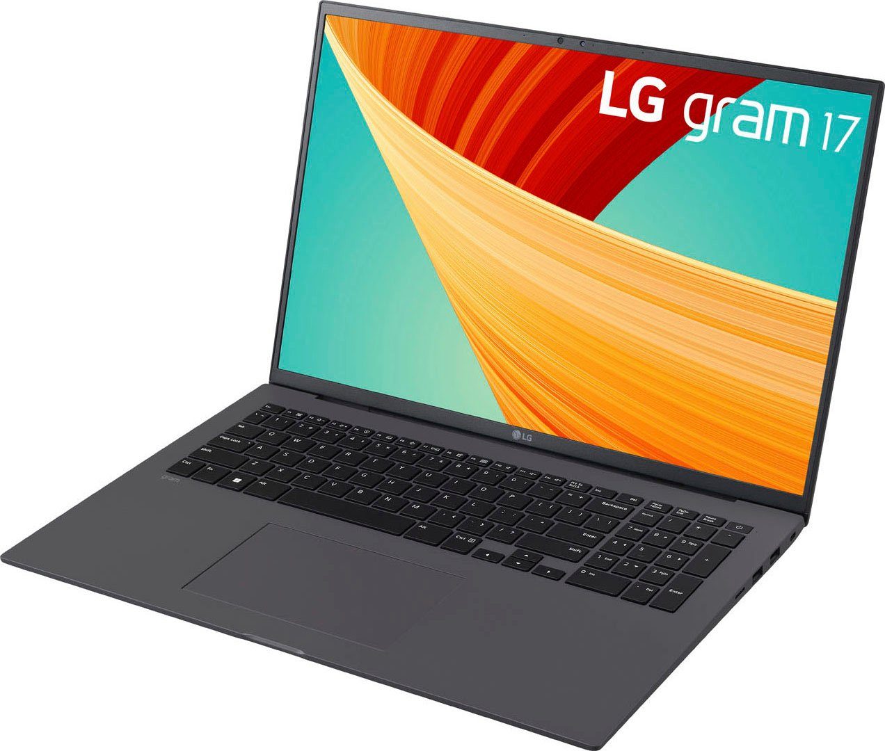 LG Gram 17Z90R-G.AD7CG Notebook (43,18 cm/17 Zoll, Intel Core i7 1360P, Iris Xe Graphics, 2000 GB SSD)