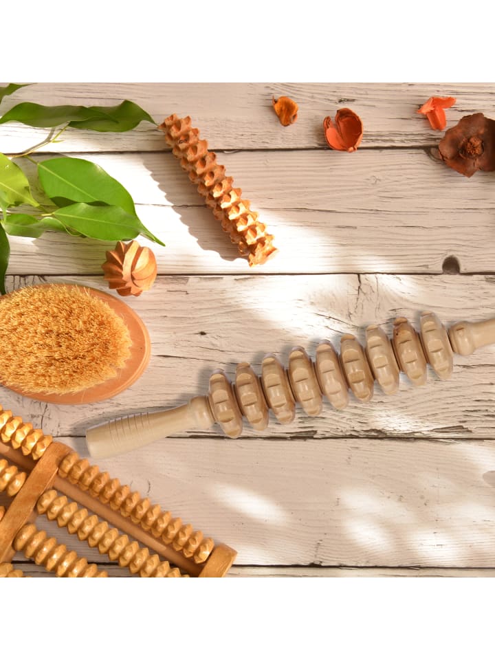 relaxdays Massage Roller in Natur günstig kaufen onesize