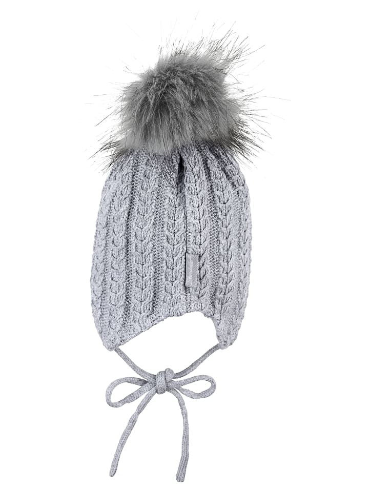 Sterntaler Strickmütze in silber mel. günstig kaufen