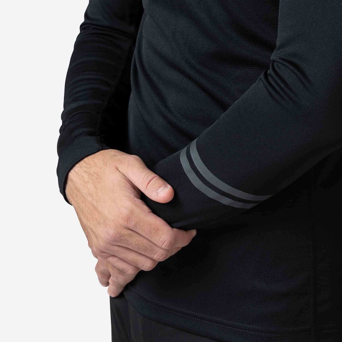 Poursuite Herren-Baselayer-Oberteil mit halbem Reißverschluss