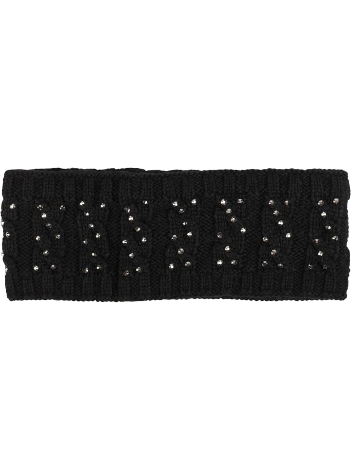 styleBREAKER Strick Stirnband in Schwarz günstig kaufen onesize