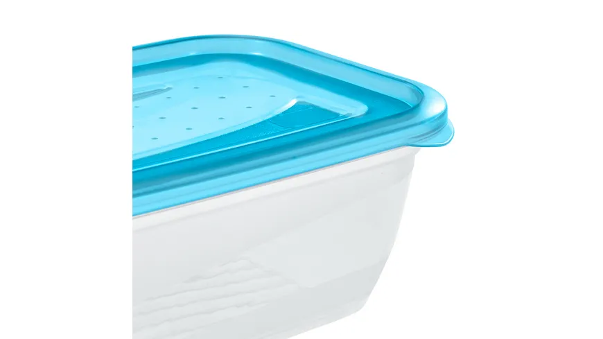 keeeper Frischhaltedosen Set Fredo Fresh 5-tlg. 0,5l fresh-blue transparent