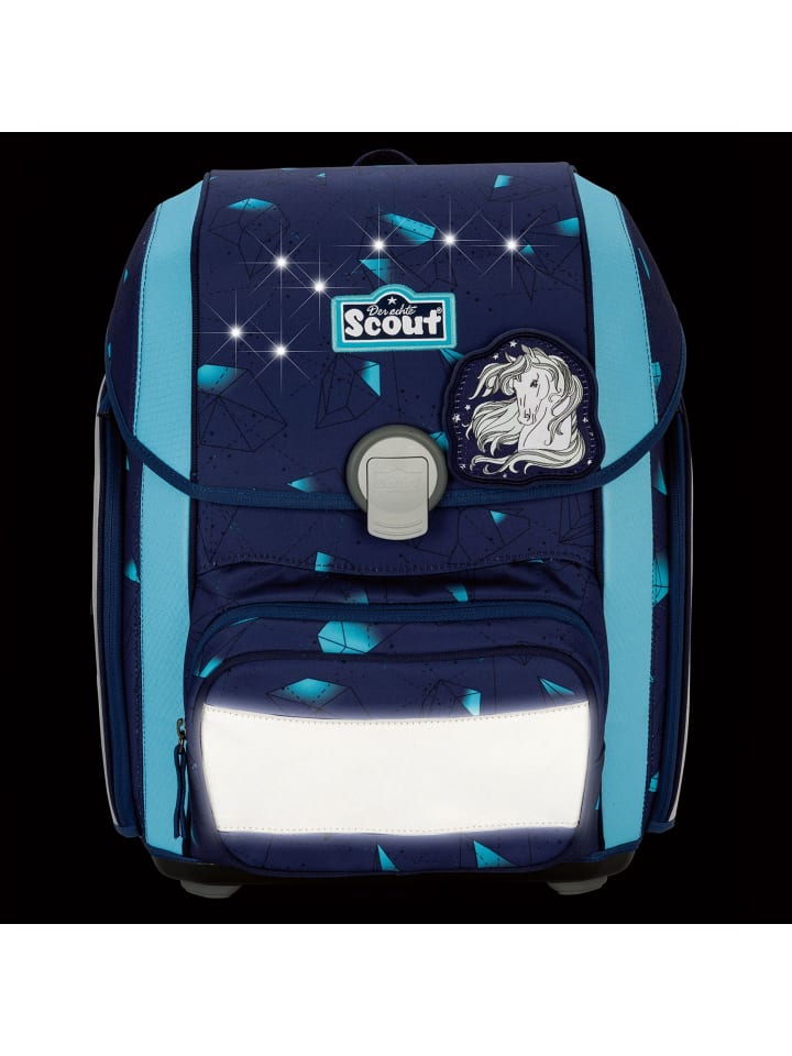 Scout Genius LED Schulranzen-Set 4tlg. in pegasus günstig kaufen onesize