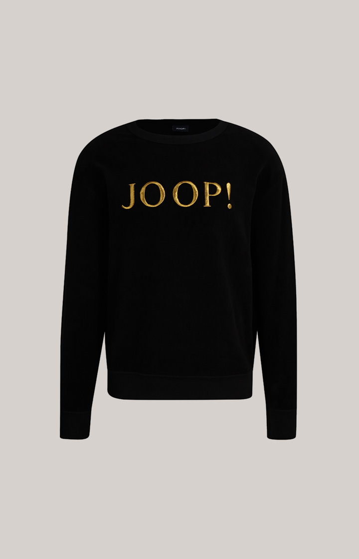 Loungewear Sweatshirt in Schwarz