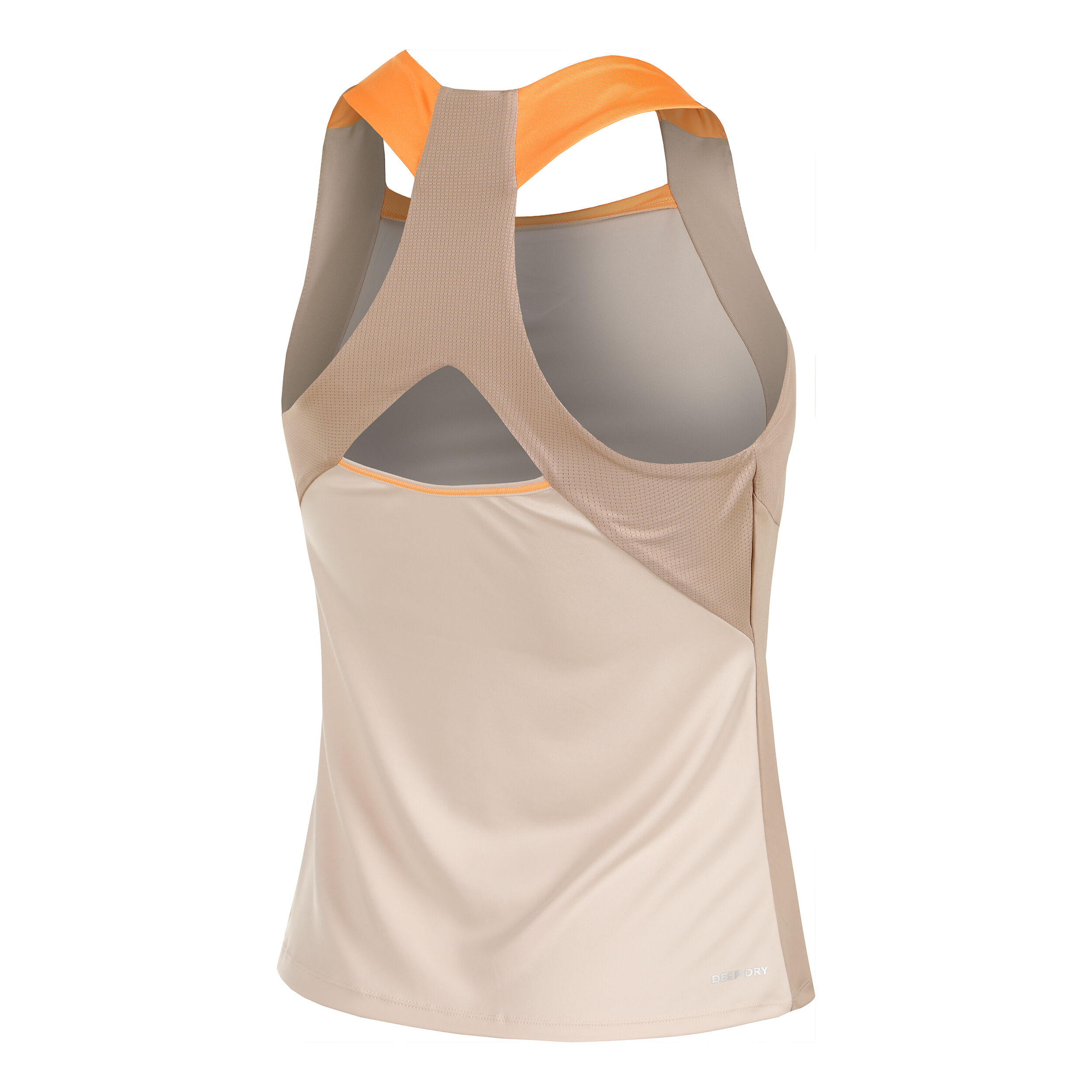 Tech Tank-Top Damen - Creme, Braun