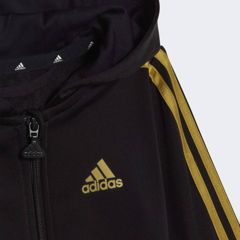 adidas Essentials Shiny Hooded Trainingsanzug Trainingsanzug Kinder