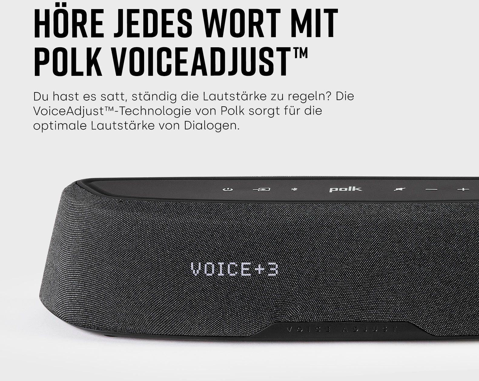 Polk Magnifi Mini AX Stereo Soundbar (Bluetooth, WLAN (WiFi), mit Wireless-Subwoofer)