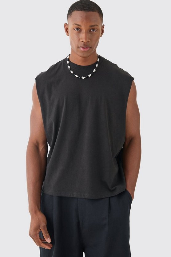Kurzes kastiges Oversize Tanktop