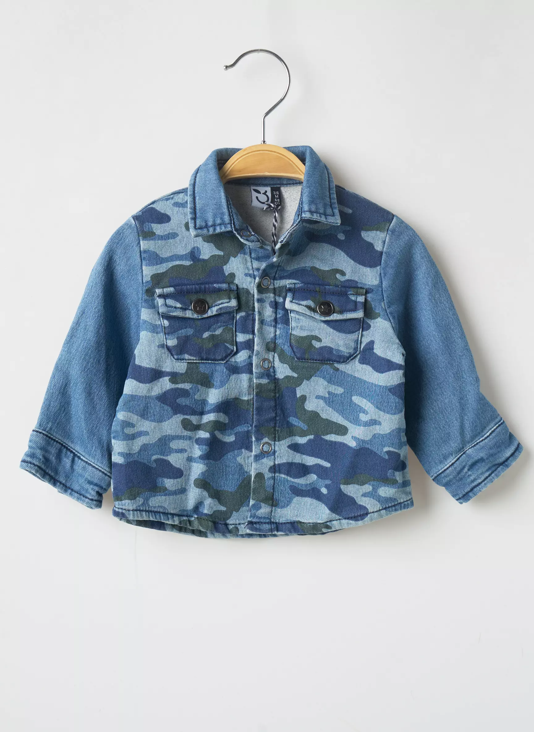 3 Pommes Vestecasual Garcon couleur bleu