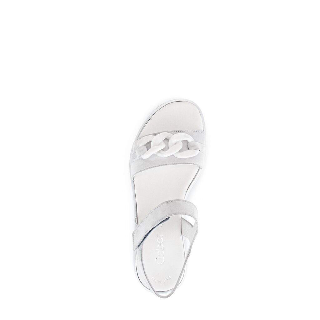 Gabor fashion Plateau Sandale grau